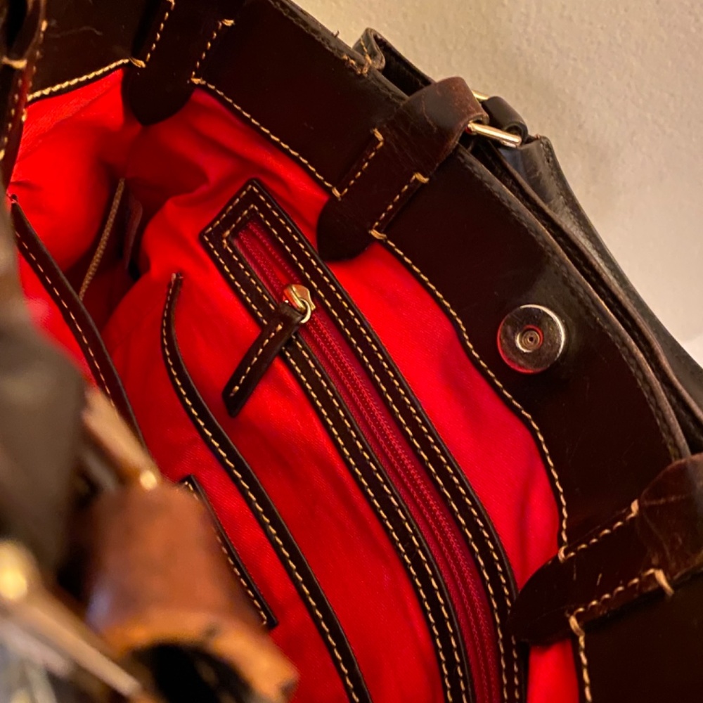 Dooney & Bourke Satchel Croco Leather-Fair - Picture 3 of 13